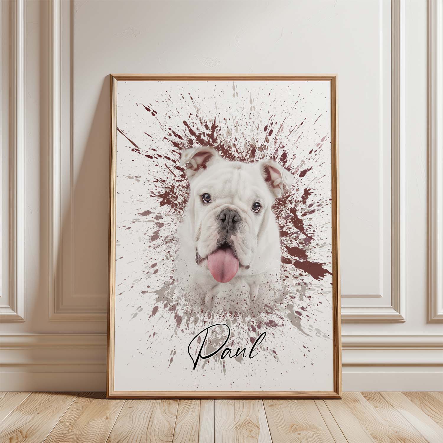 Tierportrait im Graffiti-Stil