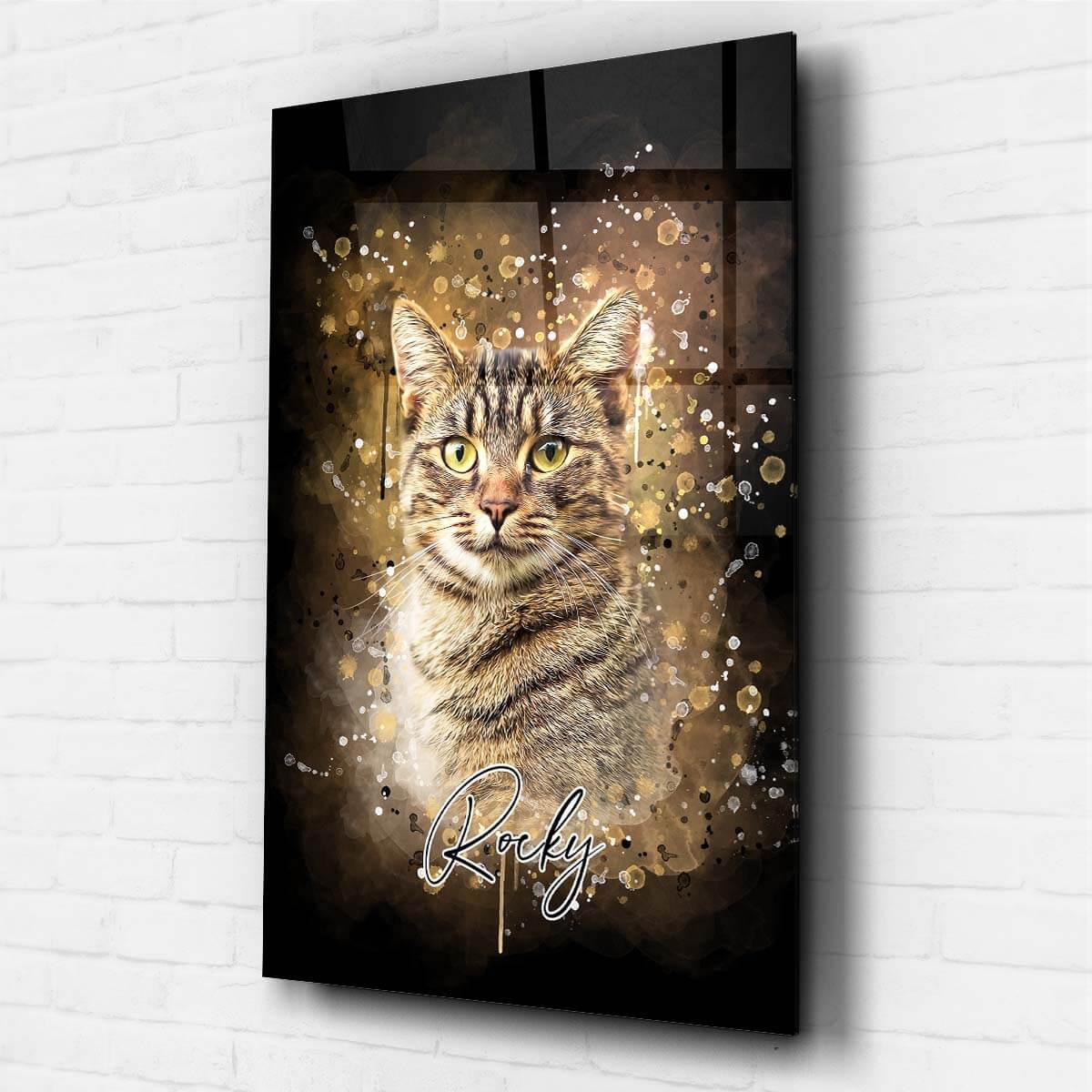 Katzenportaitt Acrylglas Herstellung