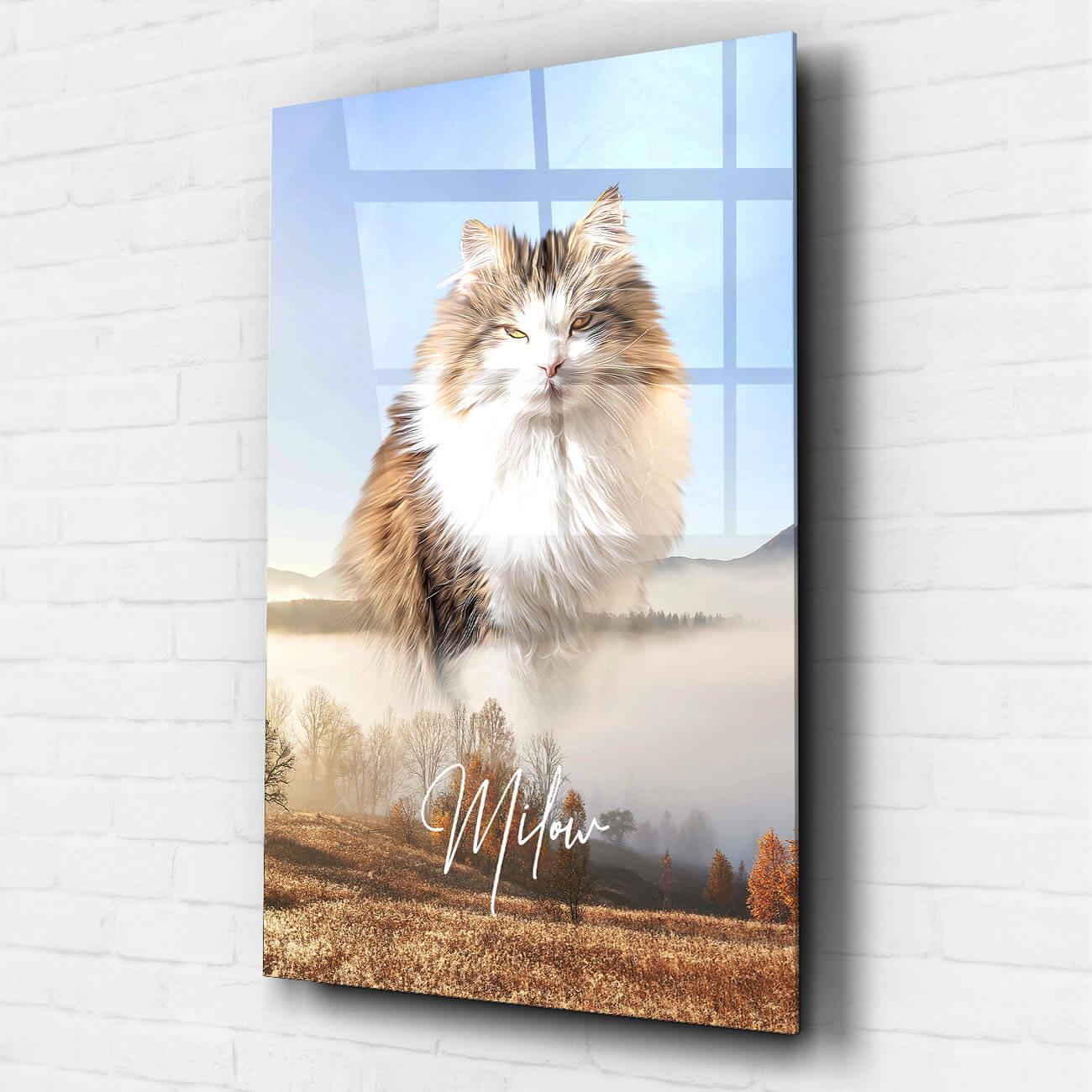 Dierenportret in natuurstijl