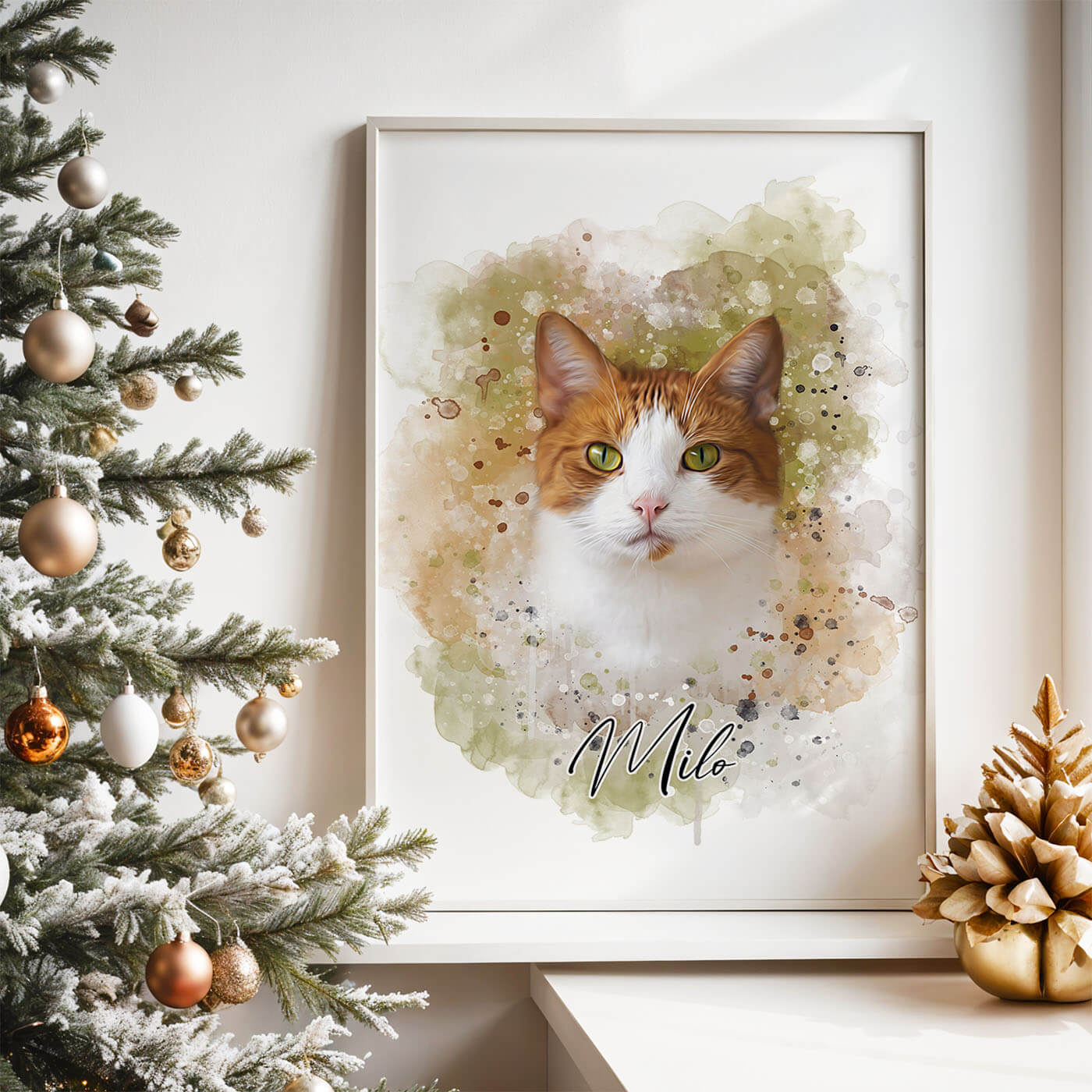 Katzenportrait personalisiert