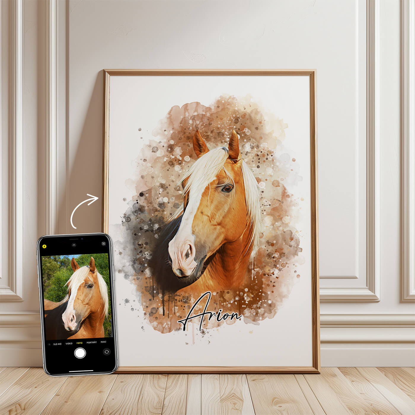 Pferdeportrait nach Fotovorlage