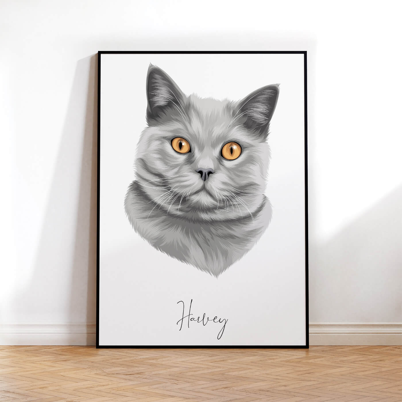 Tierportrait Hundeportrait Katzenportrait als Poster