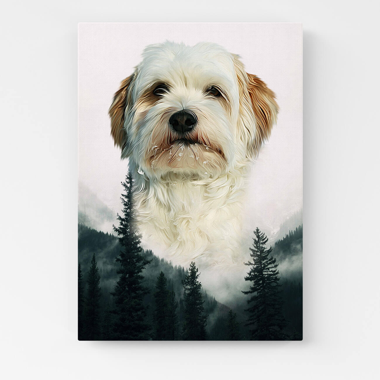 Tierportrait Natur Stil Leinwand