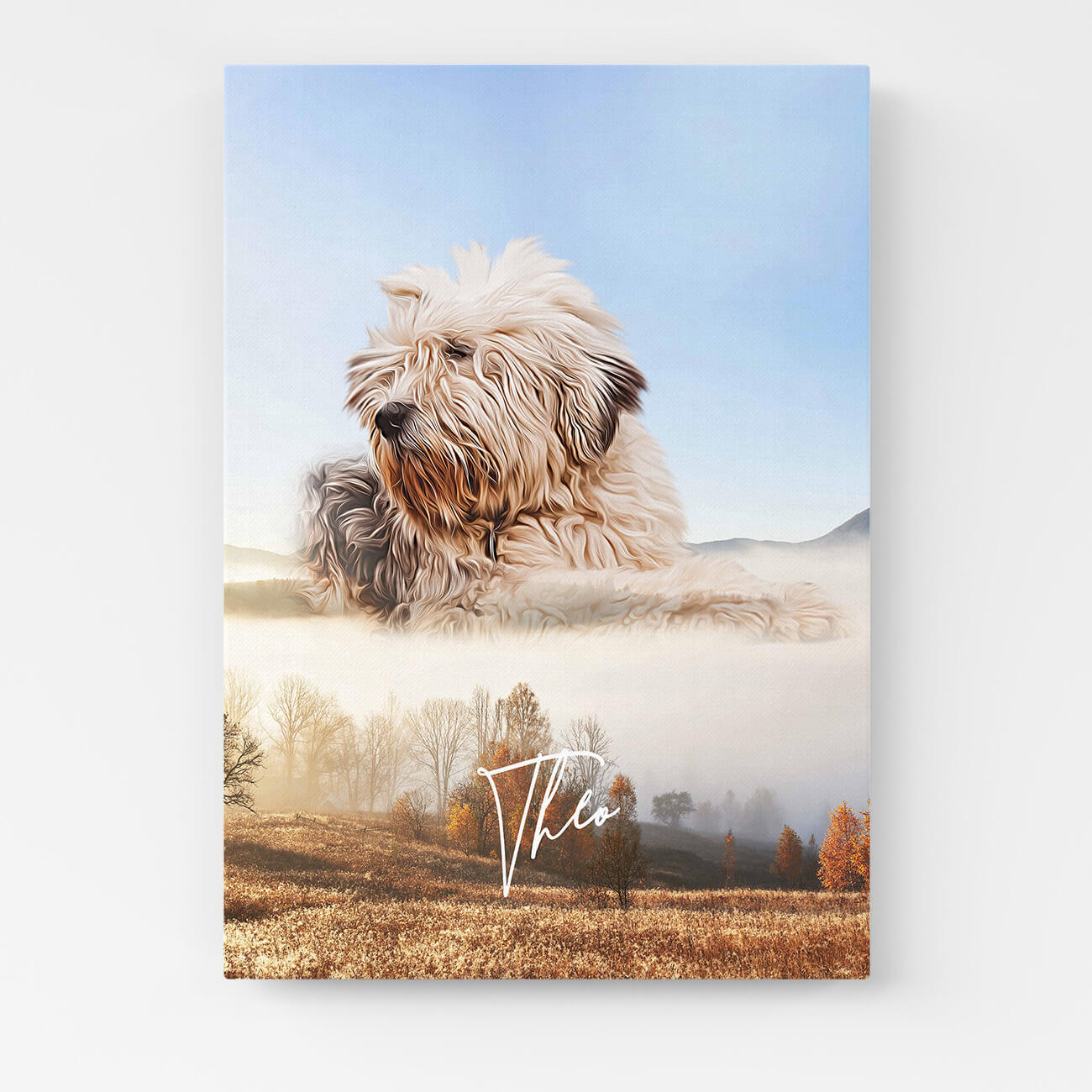 Tierportrait Natur Stil Leinwand