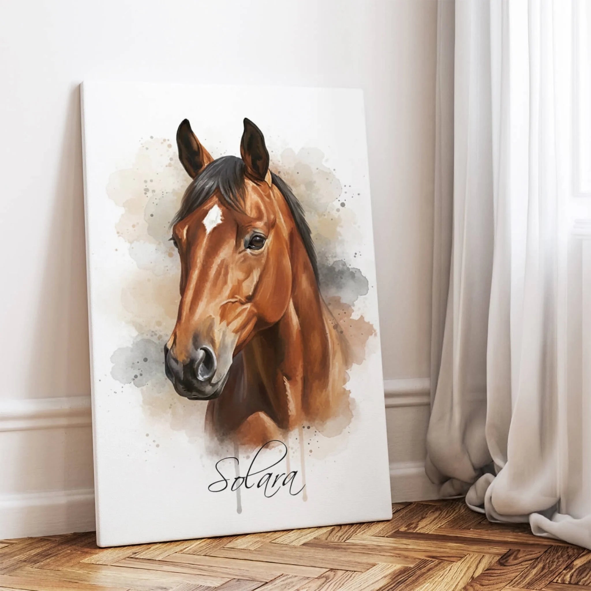 pferdeportrait-leinwand