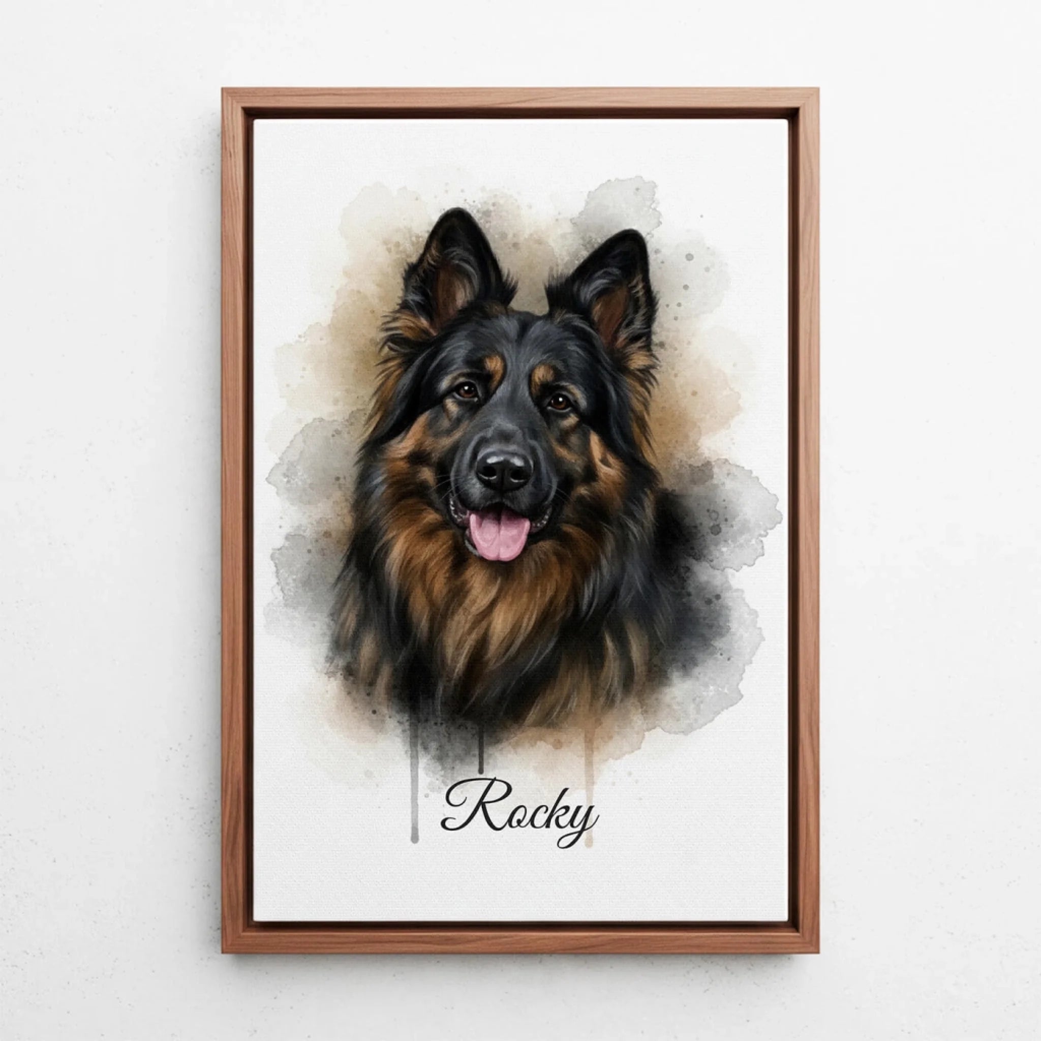 hundeportrait-leinwand-schattenfugenrahmen