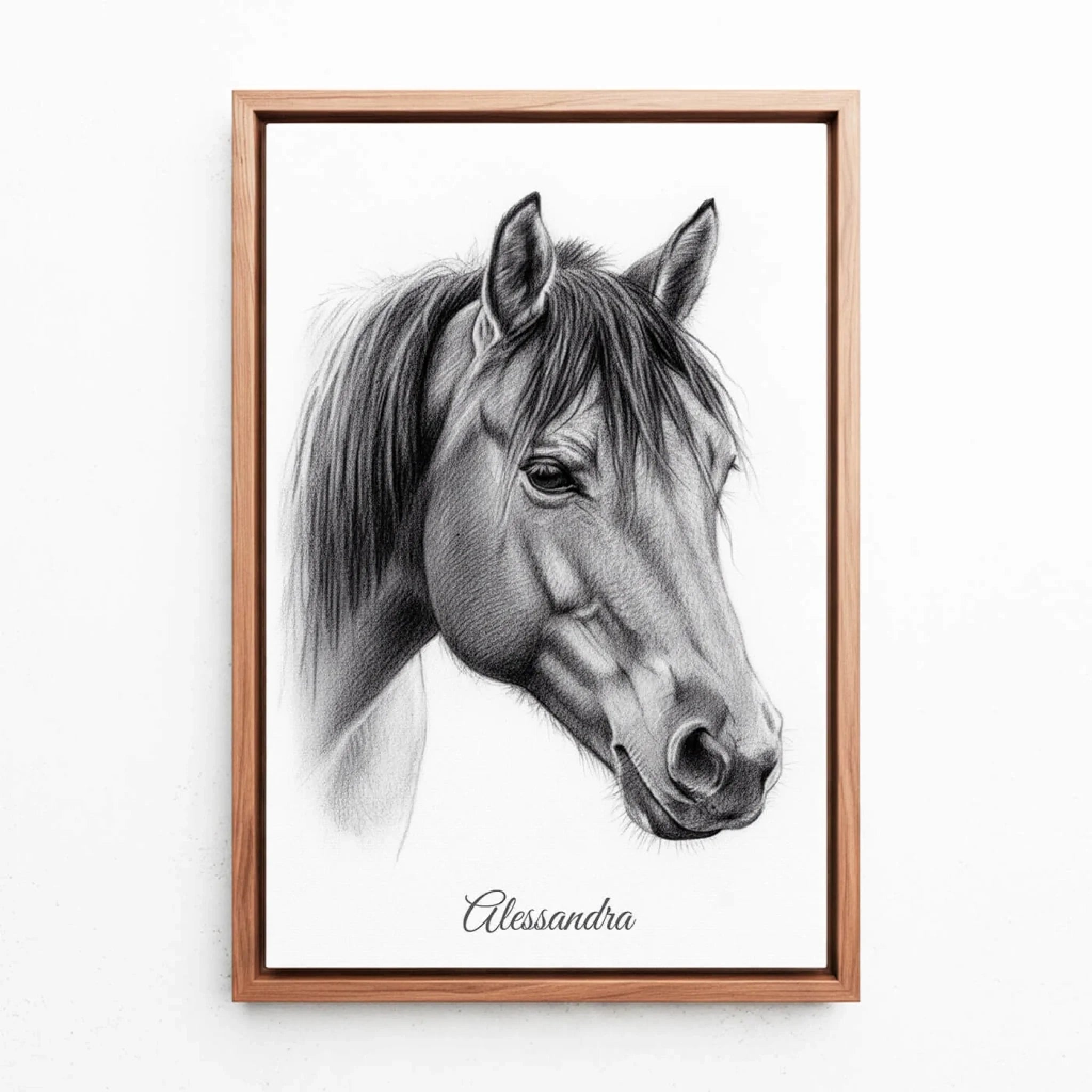 katzenportrait-leinwand-rahmen-walnuss