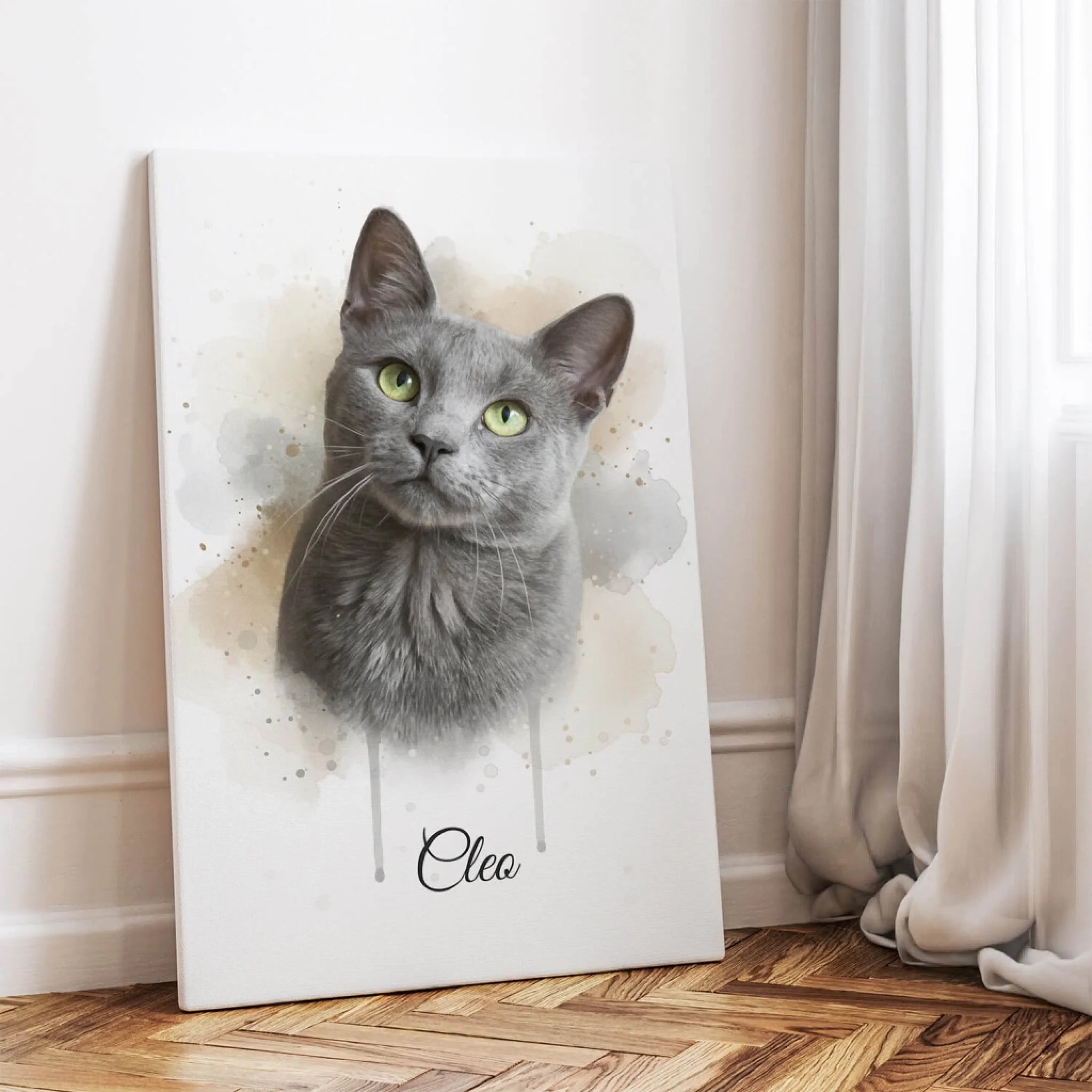 katzenportrait-leinwand