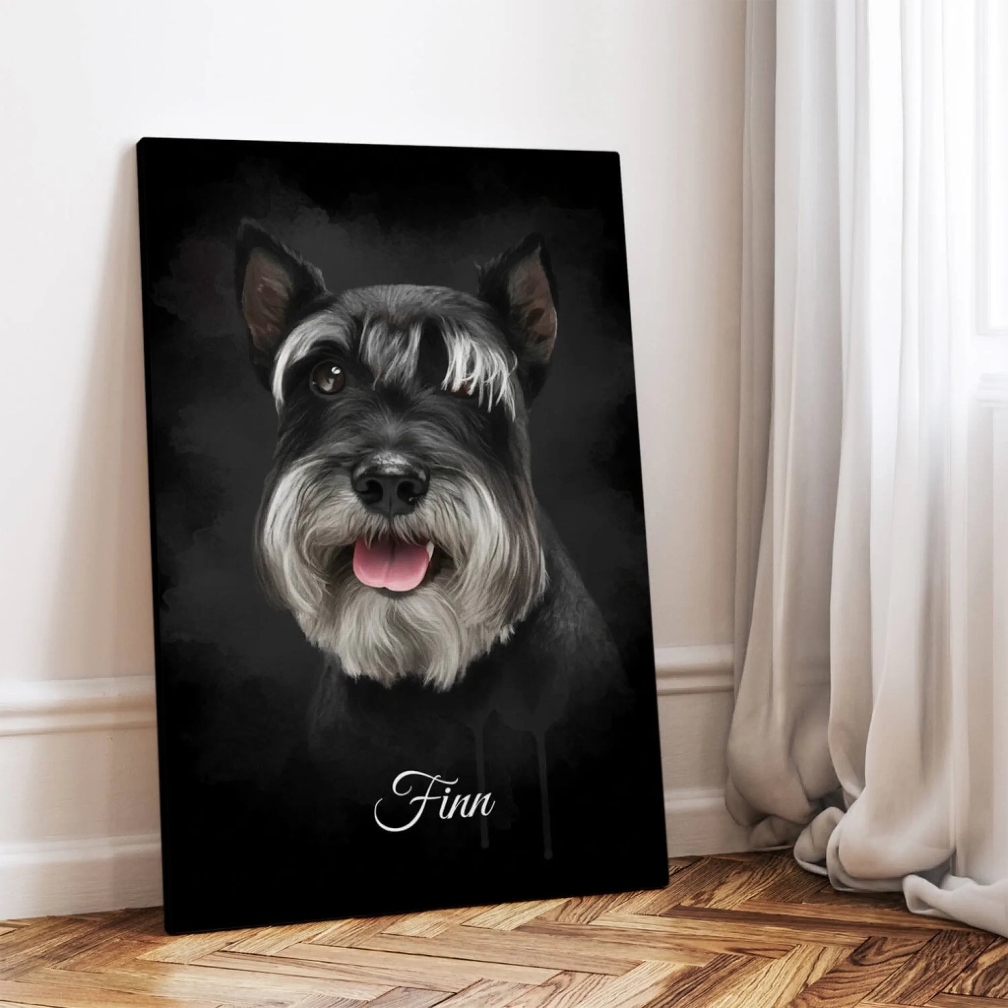 hundeportrait-leinwand-aquarell