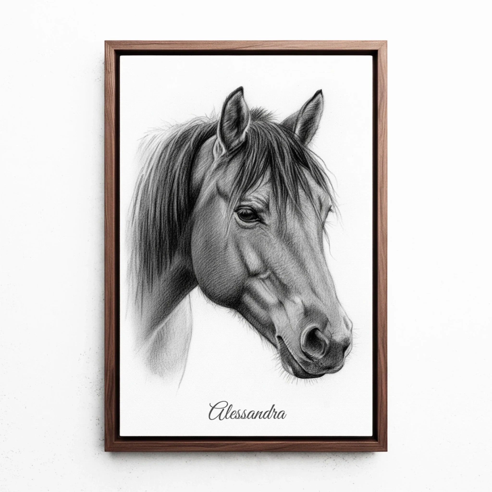 katzenportrait-leinwand-rahmen-walnuss