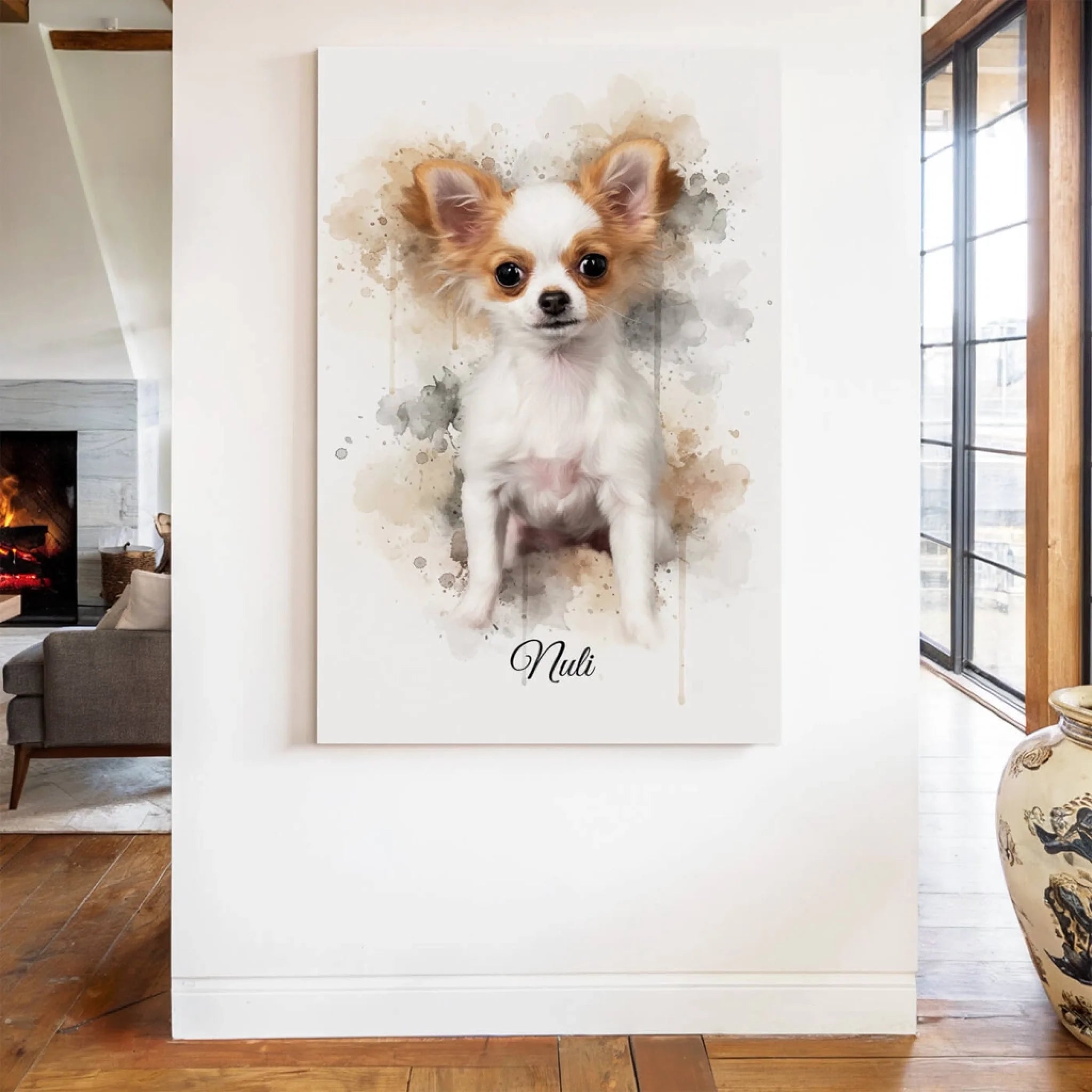 hundeportrait-leinwand-aquarell