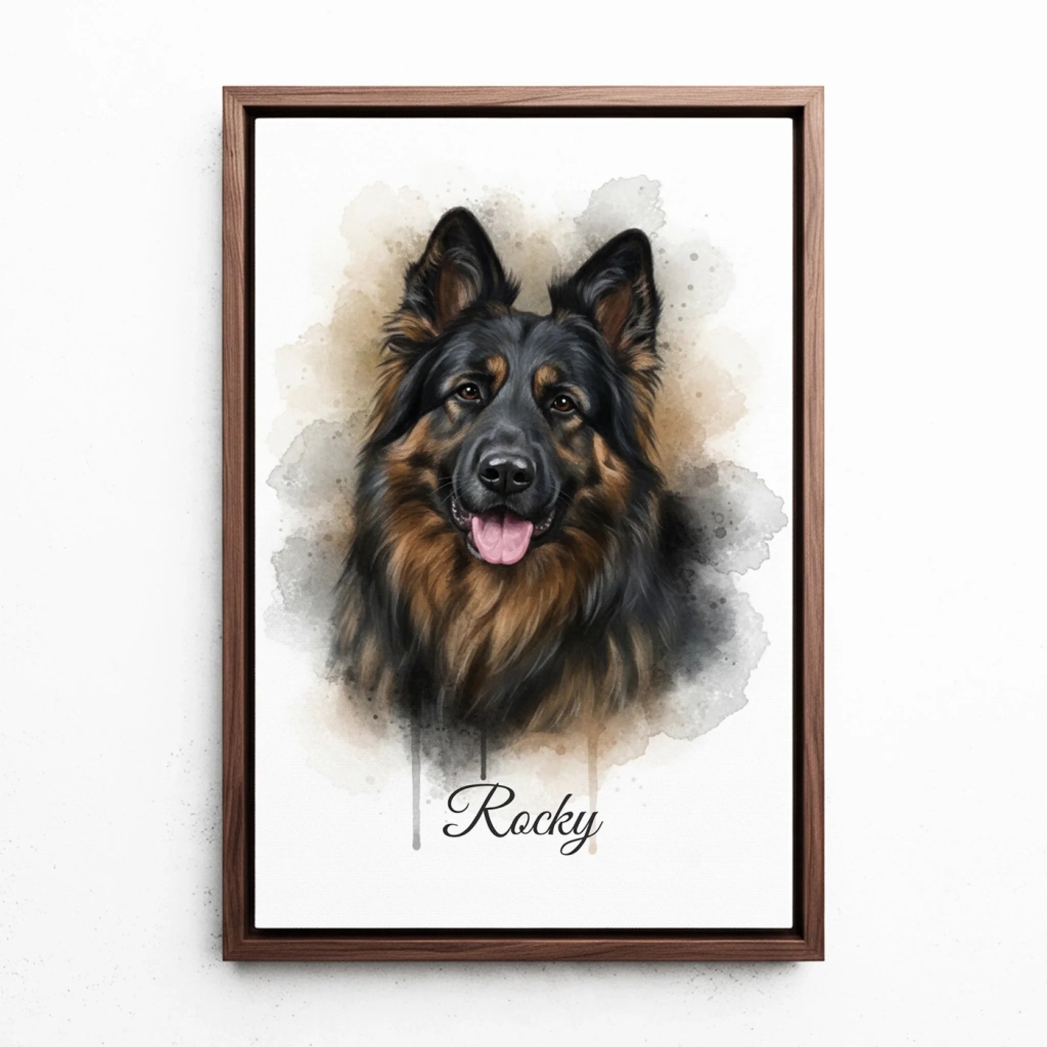 hundeportrait-leinwand-schattenfugenrahmen