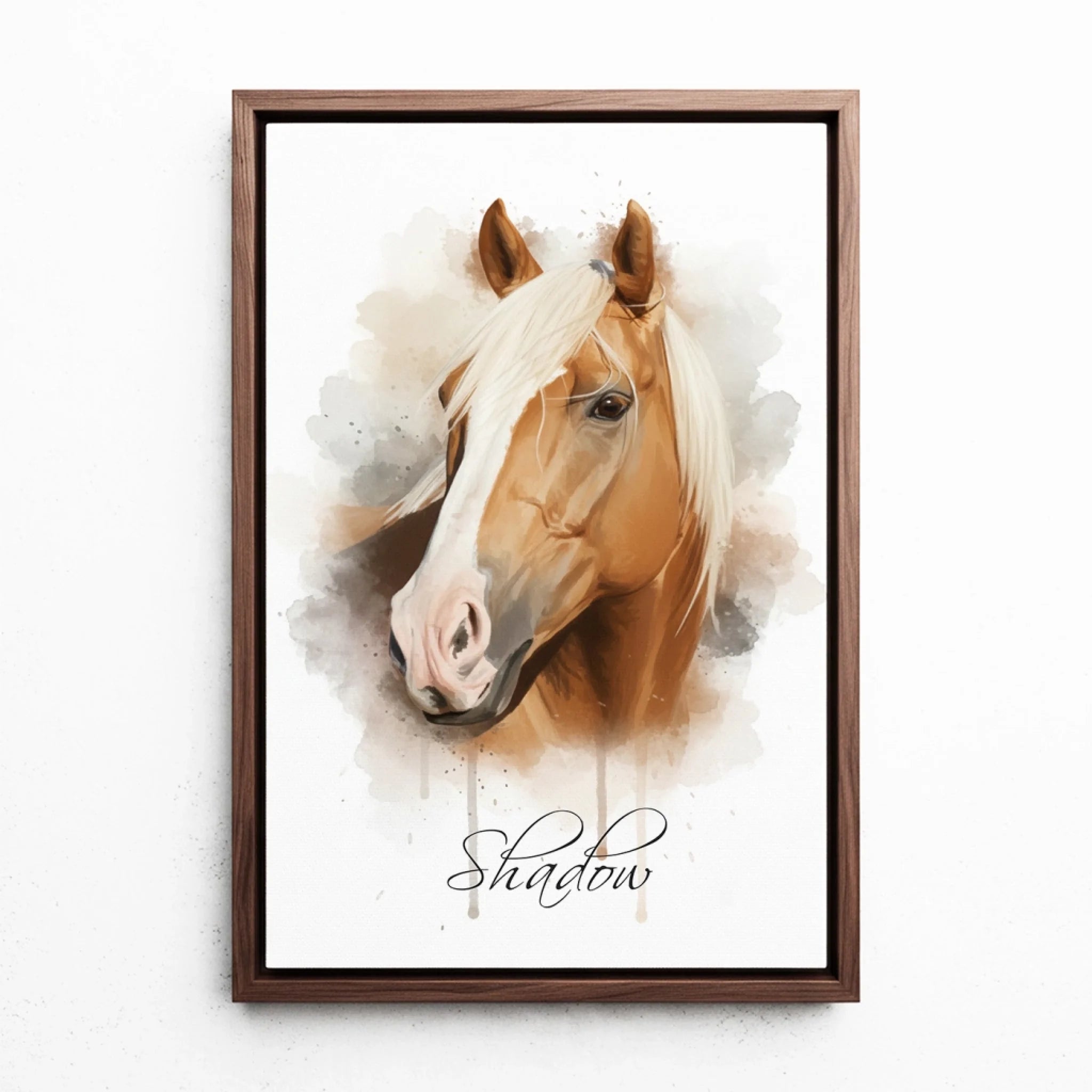 pferdeportrait-leinwand-rahmen
