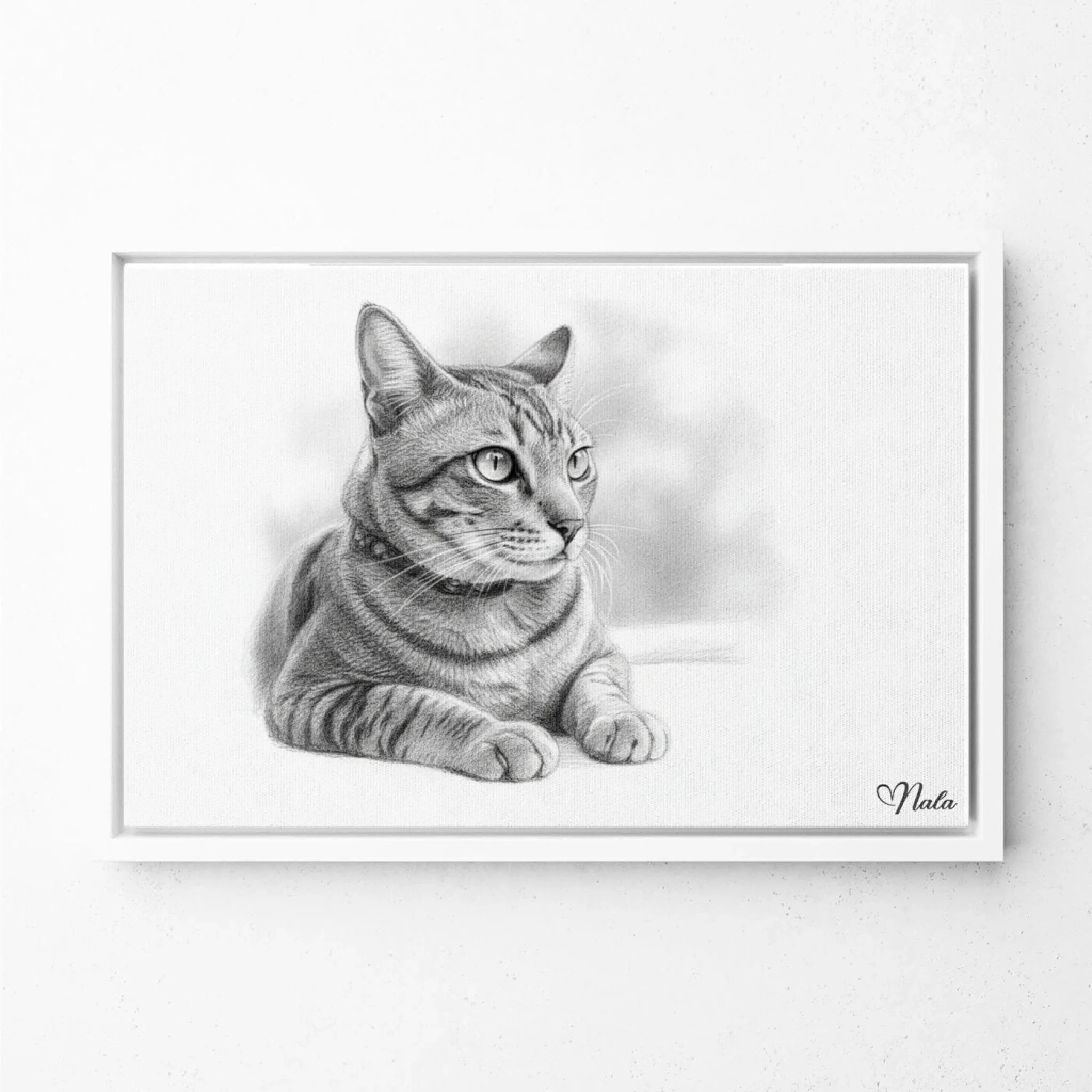katzenportrait-leinwand-rahmen