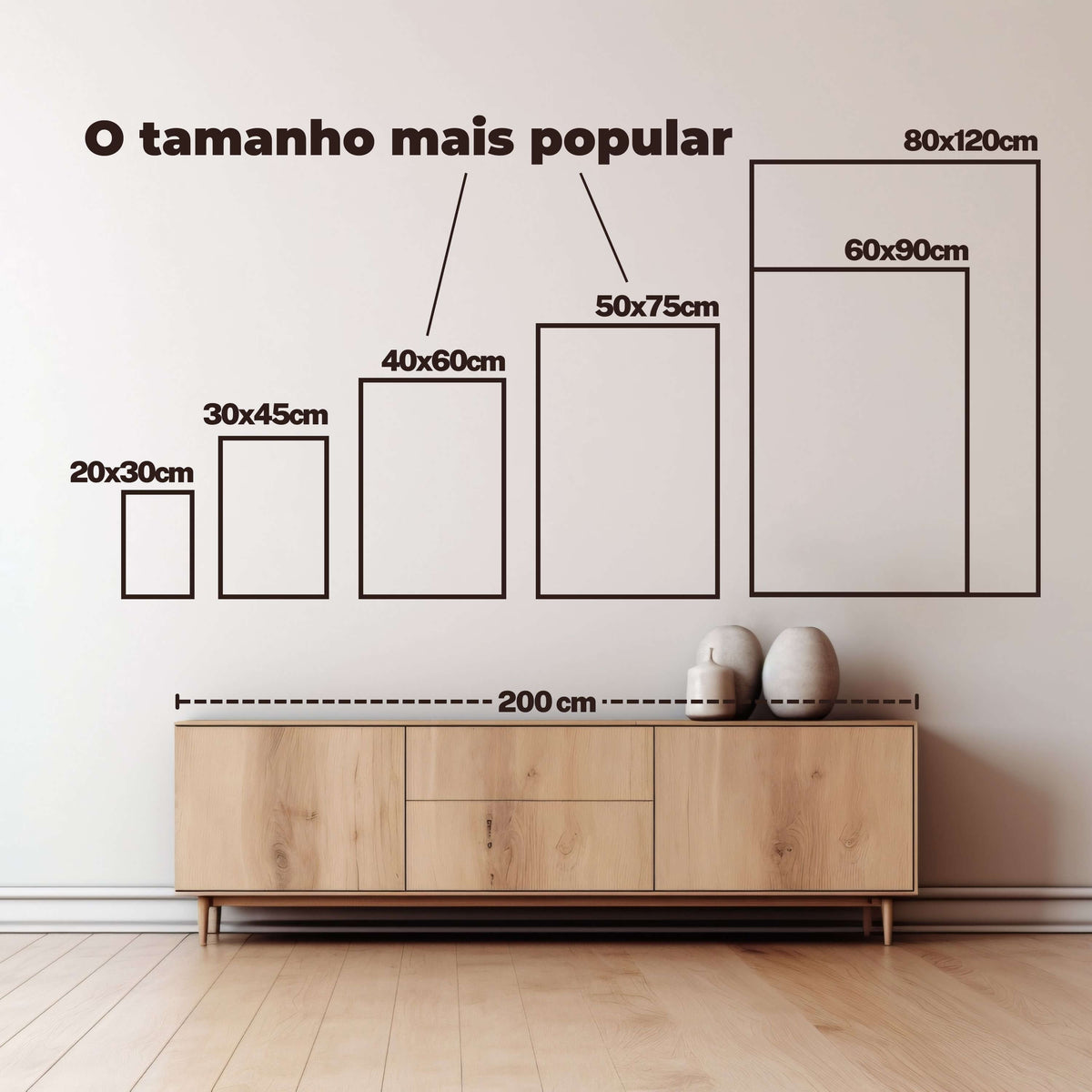 Ver comparação de tamanhos