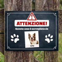 Attenzione! - Blu scuro