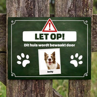 Let op! - Donkergroen