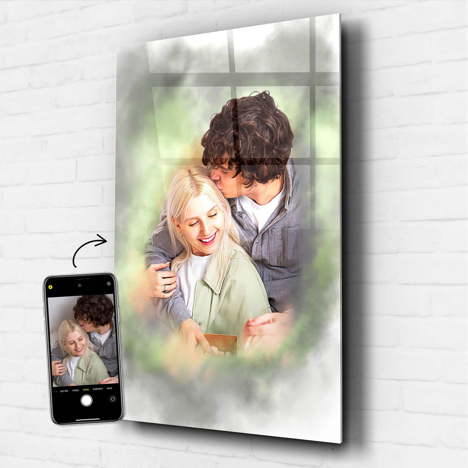 paerchenportrait valentinstag personalisiert acrylglas